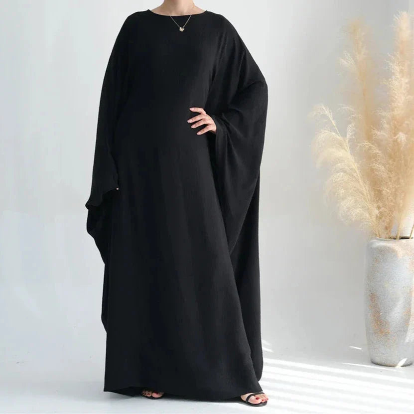 Abaya elegante donna – Abaya lunga in chiffon per occasioni speciali