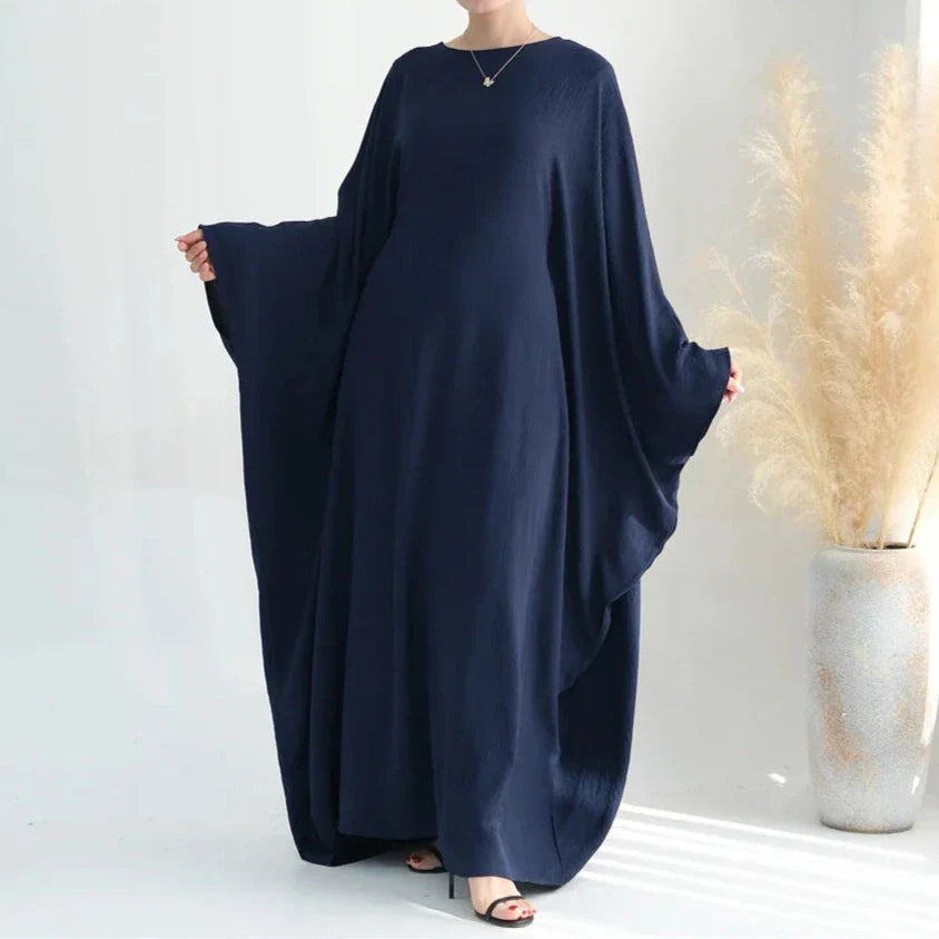 Abaya elegante donna – Abaya lunga in chiffon per occasioni speciali