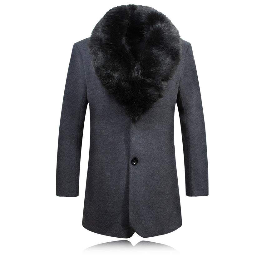 Cappotto lungo uomo elegante – Stile senza tempo in tessuto premium