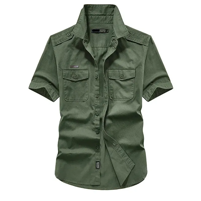 Camicia outdoor uomo – Camicia traspirante leggera per attività all'aperto