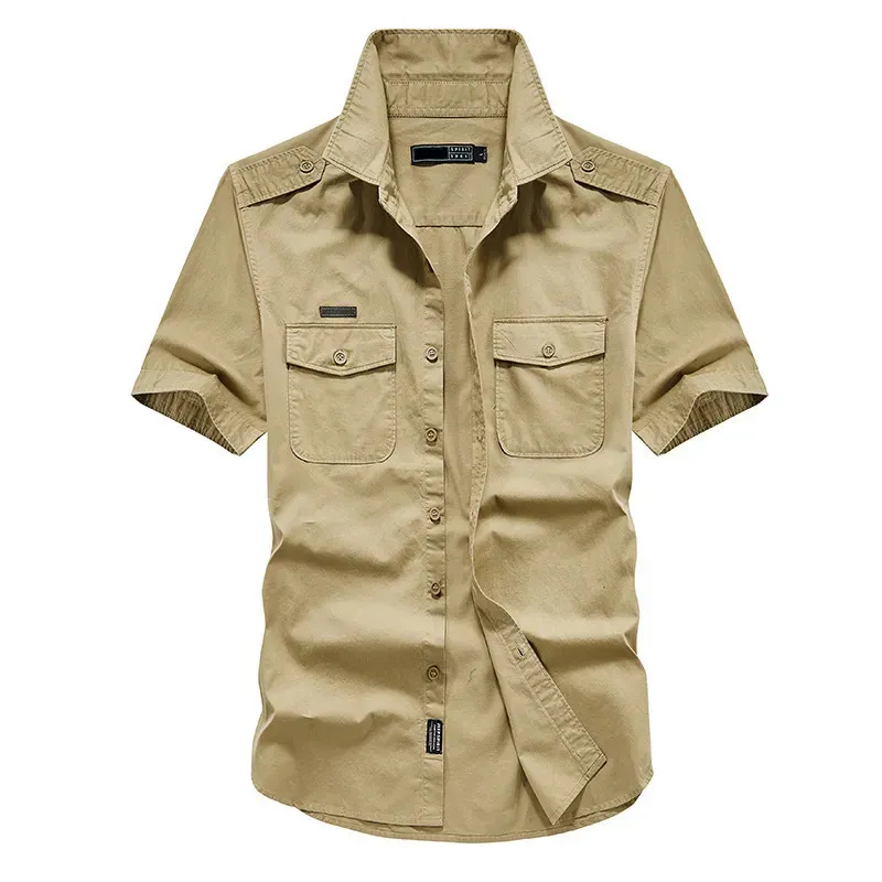 Camicia outdoor uomo – Camicia traspirante leggera per attività all'aperto