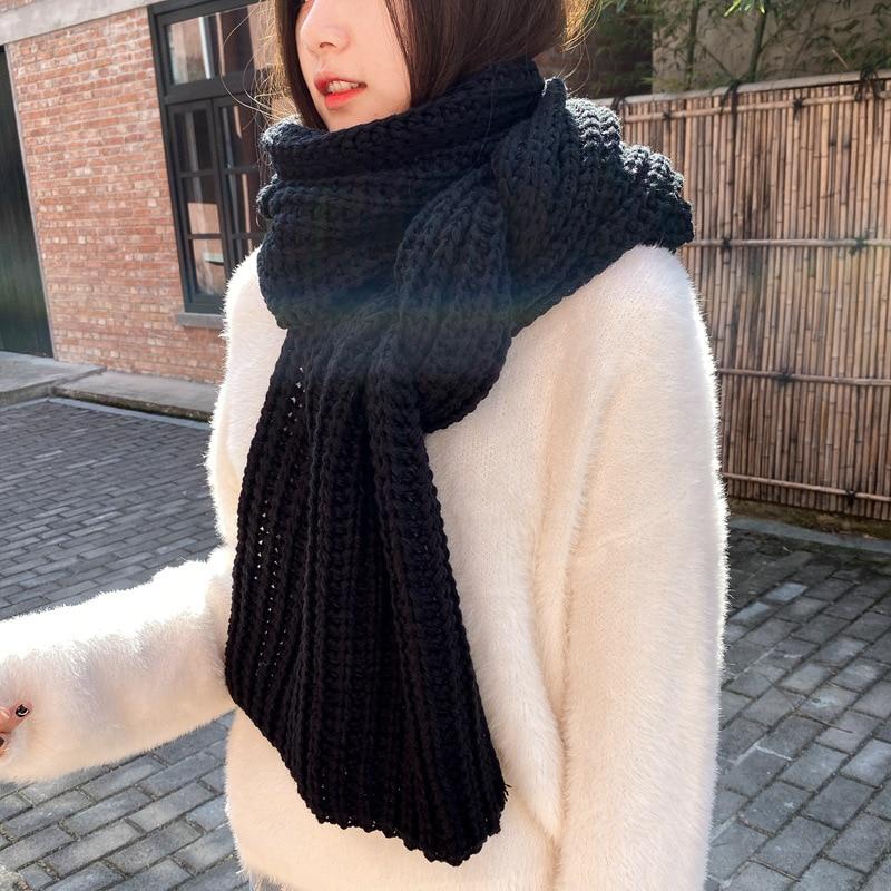 Scarf in Maglia Calda Donna – Sciarpa Invernale Elegante e Confortevole