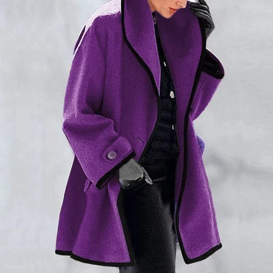 Cappotto di lana elegante donna – Giacca chic e calda per occasioni speciali