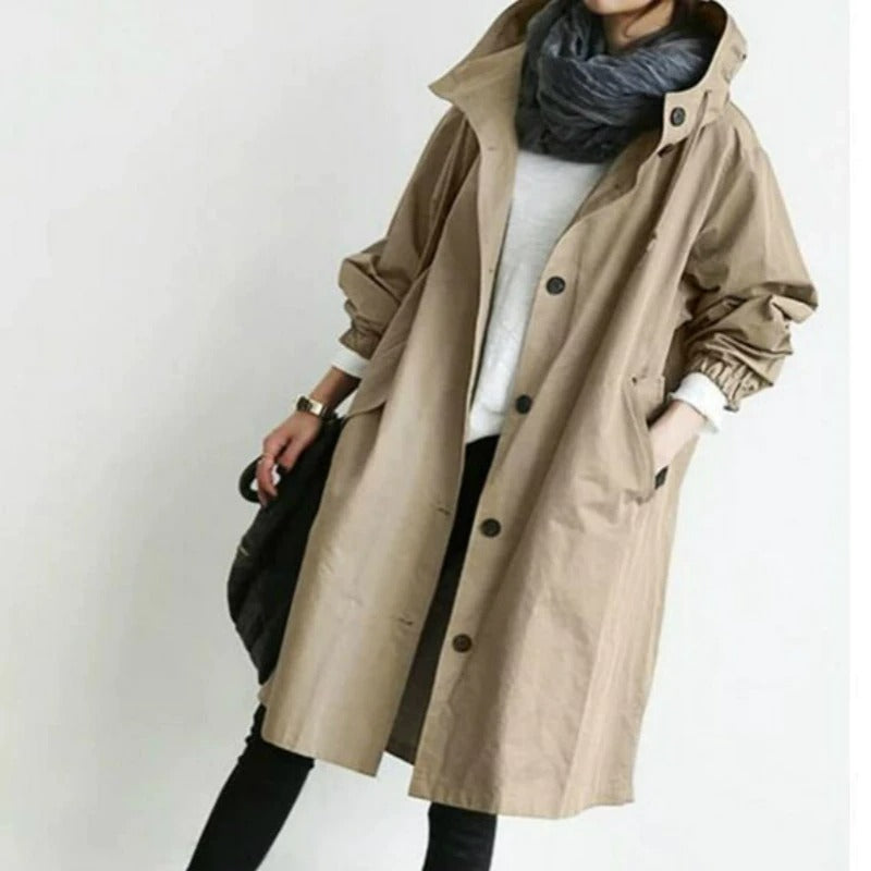 Cappotto trench impermeabile donna – Giacca elegante e resistente per ogni occasione