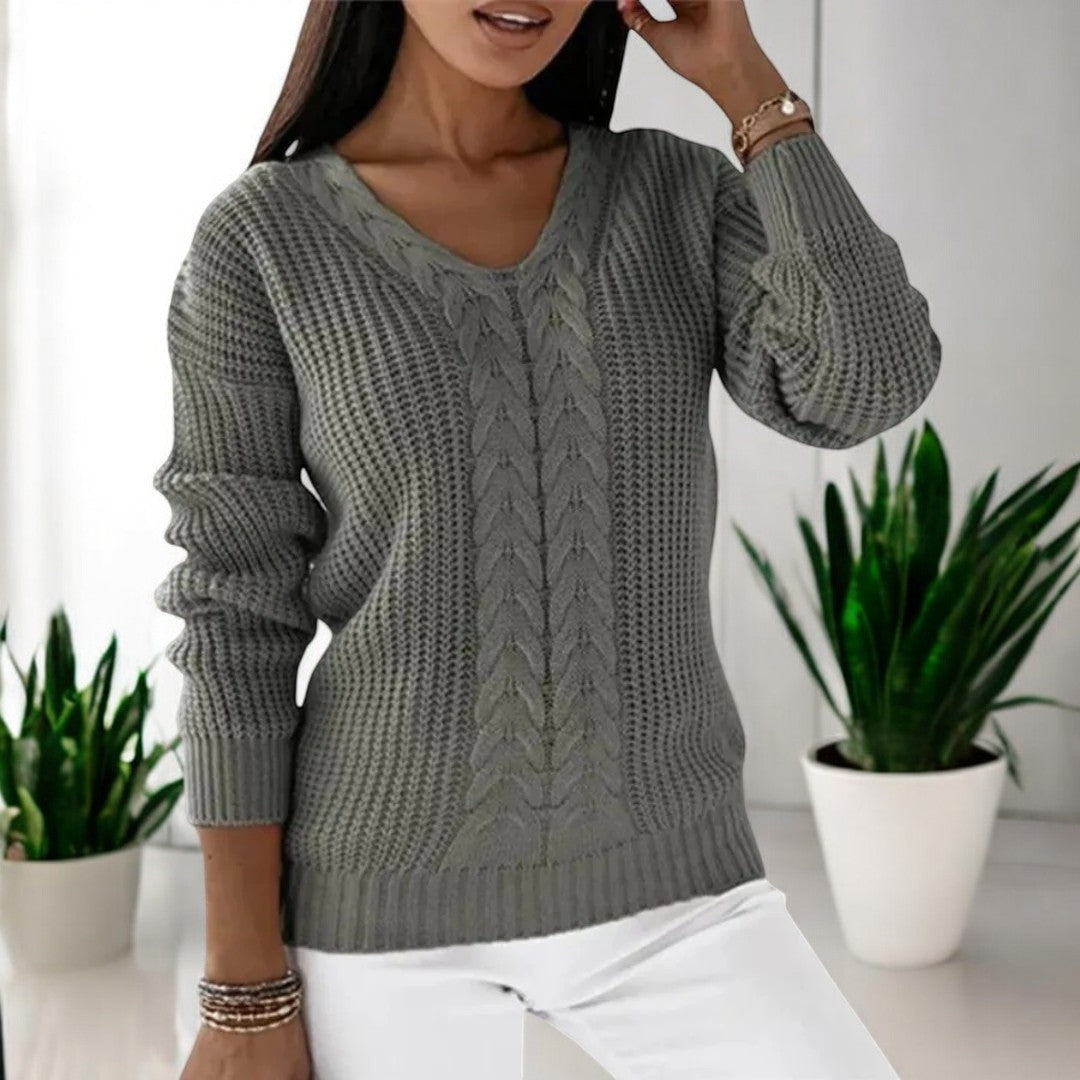 Maglione morbido donna – Pullover elegante in lana per inverno