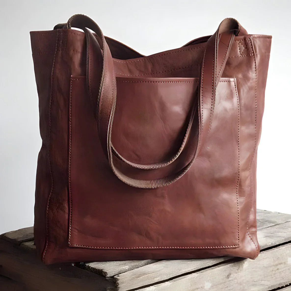 Borsa in pelle vintage di lusso – Borsa elegante e resistente per ogni occasione