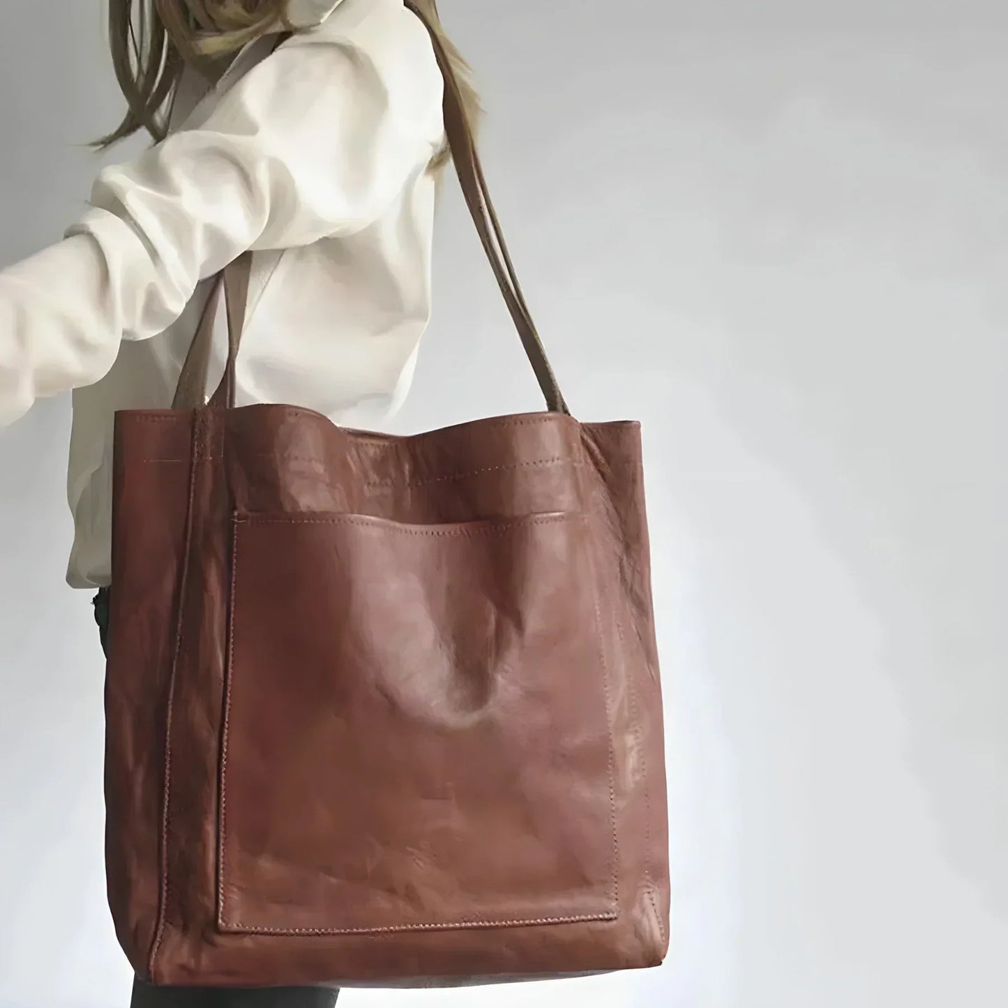 Borsa in pelle vintage di lusso – Borsa elegante e resistente per ogni occasione